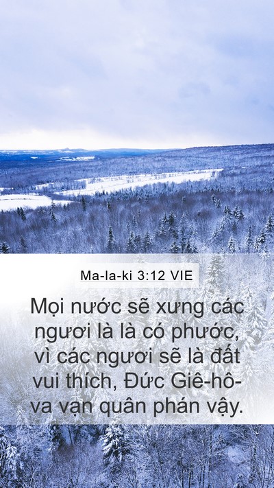 Ma-la-ki 3:12 VIE Bible Verse Image
