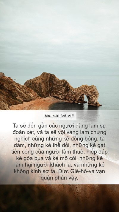 Ma-la-ki 3:5 VIE Bible Verse Image