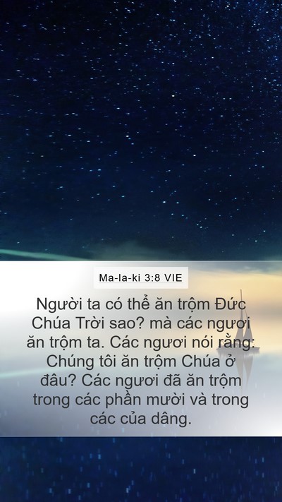 Ma-la-ki 3:8 VIE Bible Verse Image