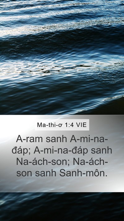 Ma-thi-ơ 1:4 VIE Bible Verse Image