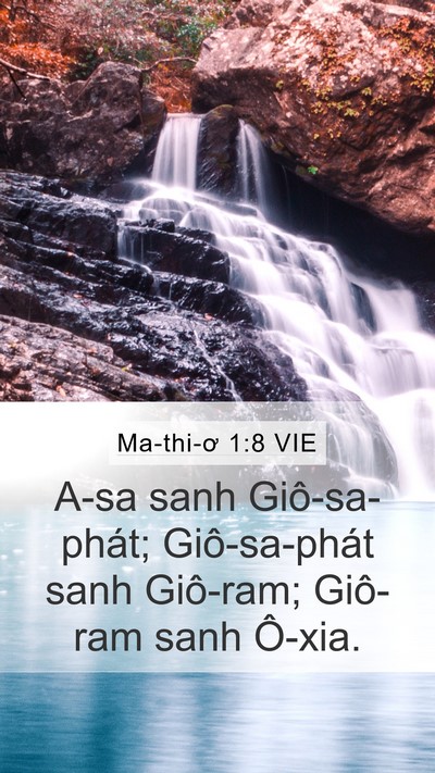 Ma-thi-ơ 1:8 VIE Bible Verse Image