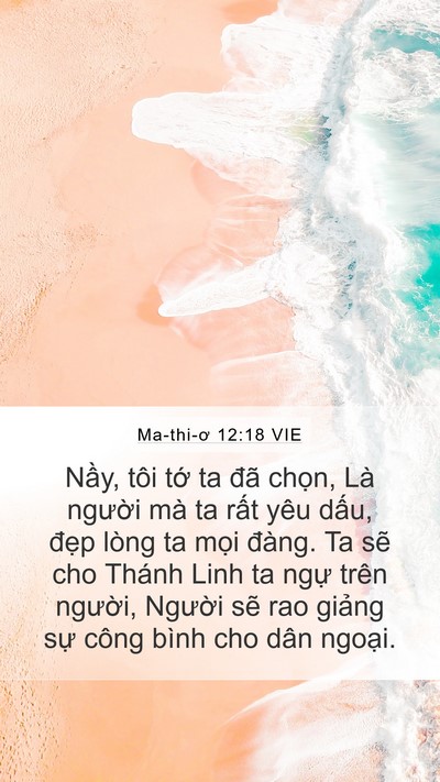 Ma-thi-ơ 12:18 VIE Bible Verse Image
