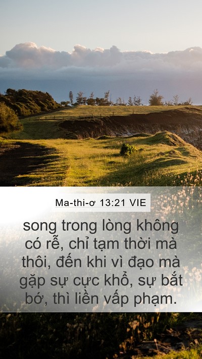 Ma-thi-ơ 13:21 VIE Bible Verse Image