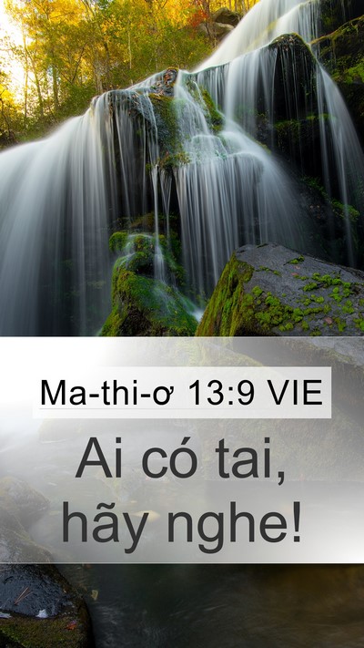 Ma-thi-ơ 13:9 VIE Bible Verse Image