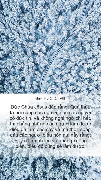 Ma-thi-ơ 21:21 VIE Bible Verse Image
