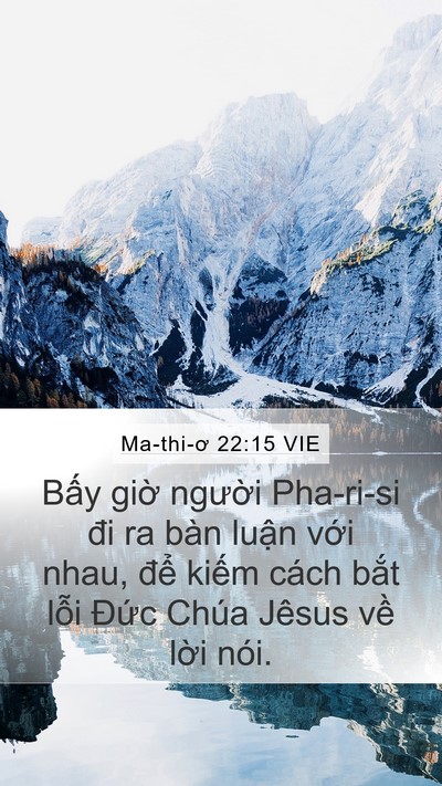 Ma-thi-ơ 22:15 VIE Bible Verse Image