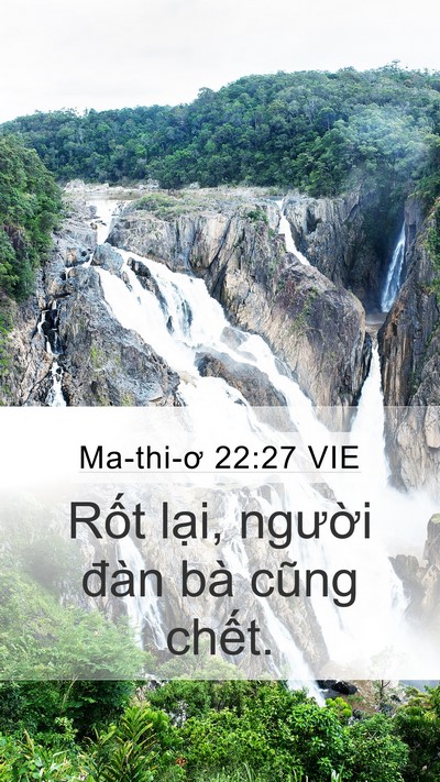 Ma-thi-ơ 22:27 VIE Mobile Phone Wallpaper - Rốt lại, người đàn bà cũng - Mobile Bible Verse Wallpaper