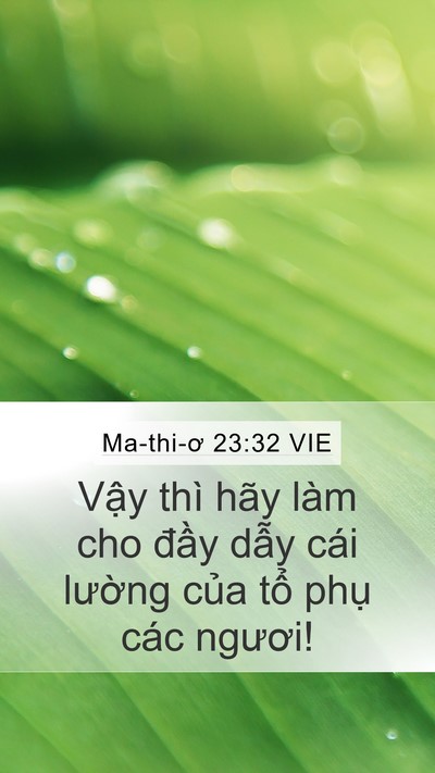 Ma-thi-ơ 23:32 VIE Bible Verse Image
