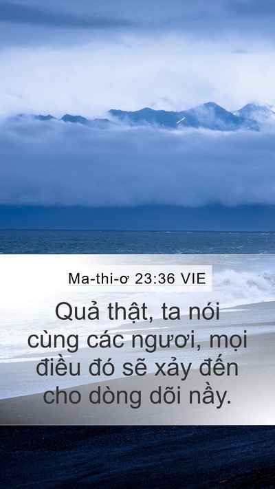 Ma-thi-ơ 23:36 VIE Bible Verse Image