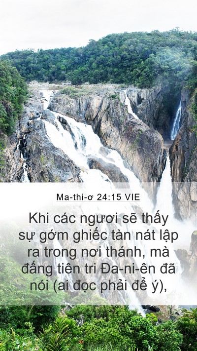 Ma-thi-ơ 24:15 VIE Bible Verse Image