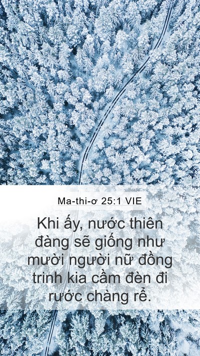 Ma-thi-ơ 25:1 VIE Bible Verse Image