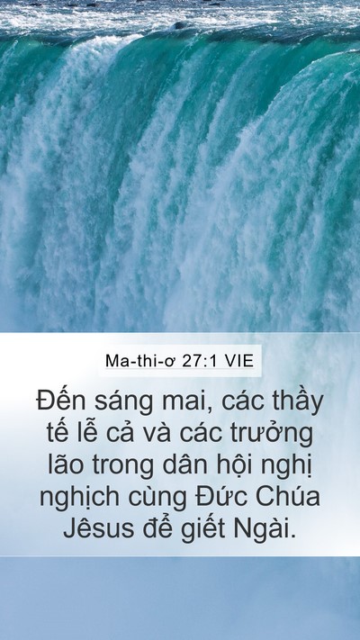 Ma-thi-ơ 27:1 VIE Bible Verse Image