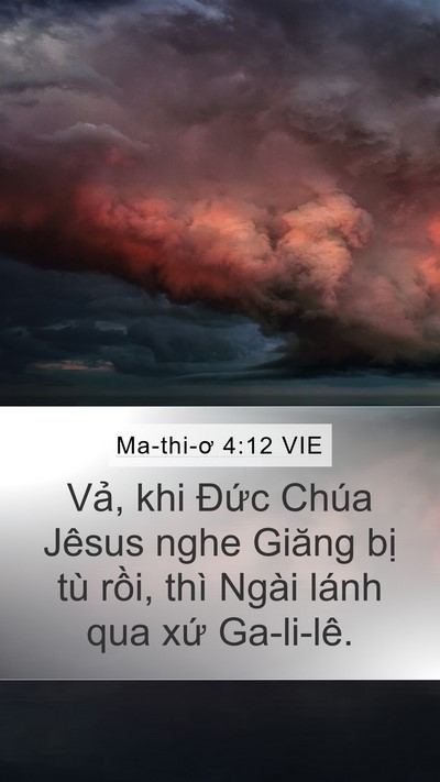 Ma-thi-ơ 4:12 VIE Bible Verse Image