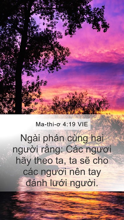 Ma-thi-ơ 4:19 VIE Bible Verse Image