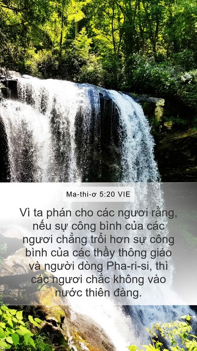Ma-thi-ơ 5:20 VIE Bible Verse Image