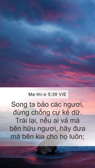 Ma-thi-ơ 5:39 VIE Bible Verse Image