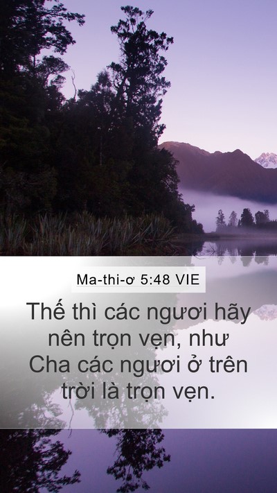 Ma-thi-ơ 5:48 VIE Bible Verse Image