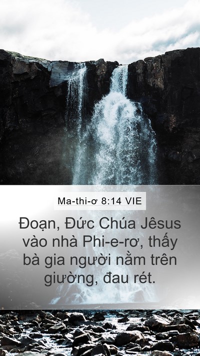 Ma-thi-ơ 8:14 VIE Bible Verse Image