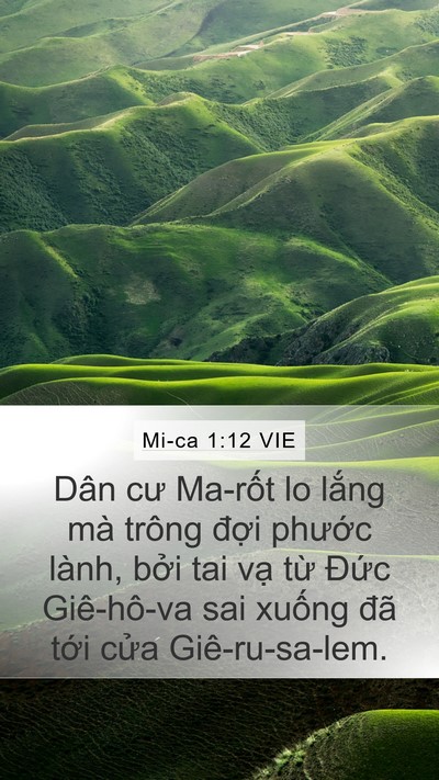 Mi-ca 1:12 VIE Bible Verse Image
