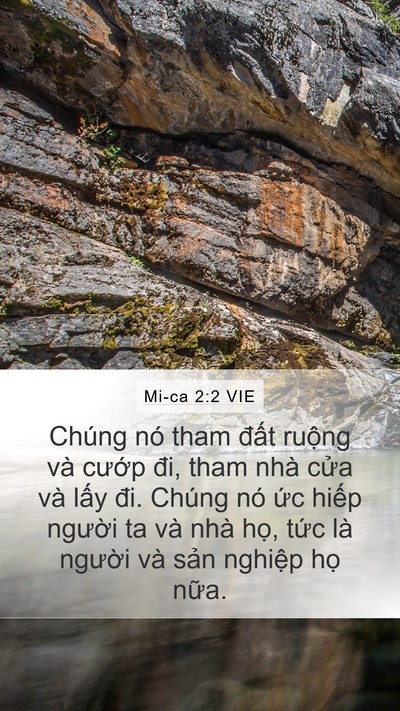 Mi-ca 2:2 VIE Bible Verse Image