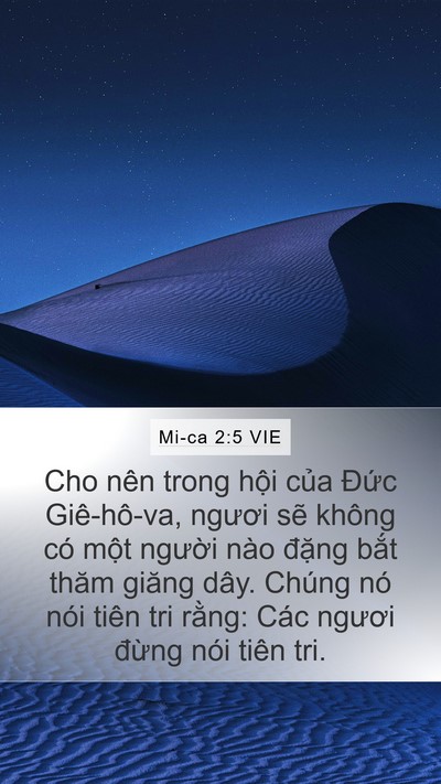 Mi-ca 2:5 VIE Bible Verse Image