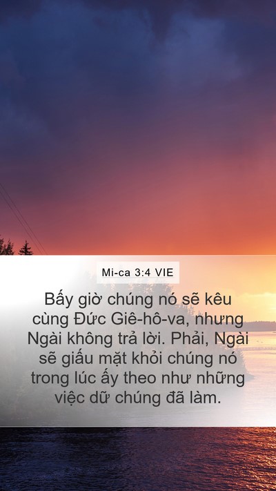 Mi-ca 3:4 VIE Bible Verse Image