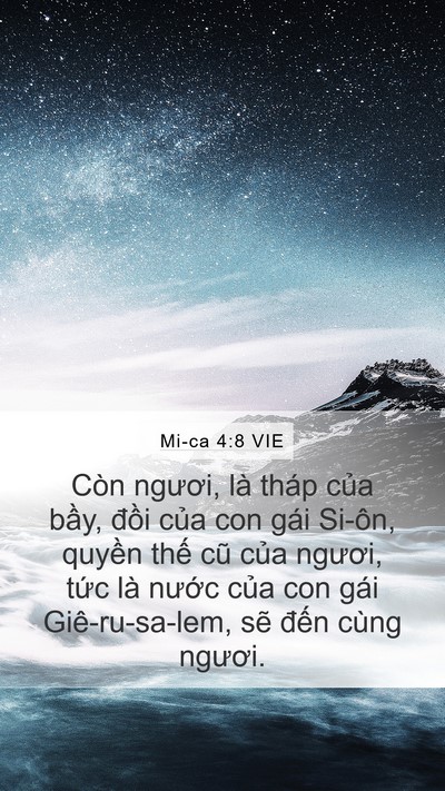 Mi-ca 4:8 VIE Bible Verse Image