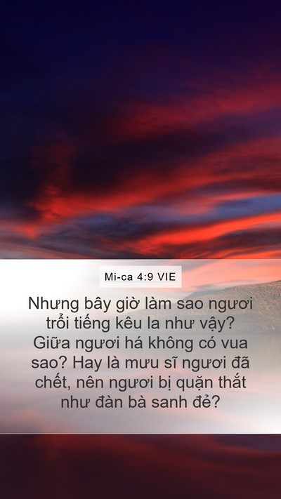 Mi-ca 4:9 VIE Bible Verse Image