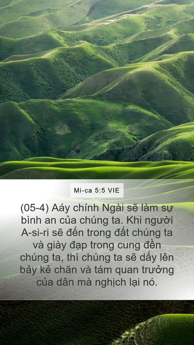 Mi-ca 5:5 VIE Bible Verse Image