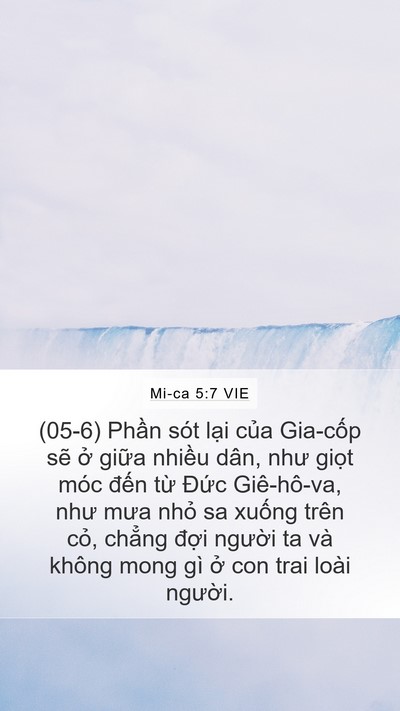 Mi-ca 5:7 VIE Bible Verse Image