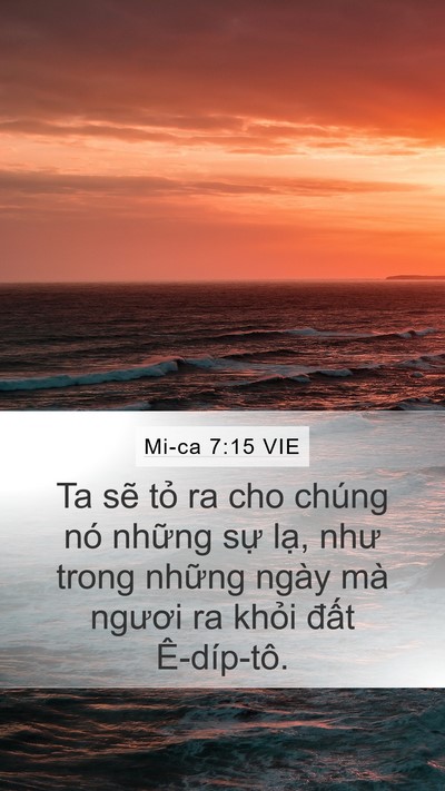 Mi-ca 7:15 VIE Bible Verse Image