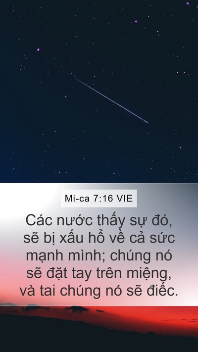 Mi-ca 7:16 VIE Bible Verse Image