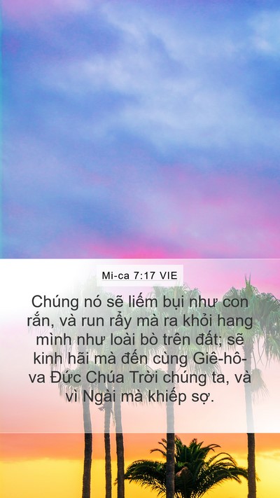 Mi-ca 7:17 VIE Bible Verse Image