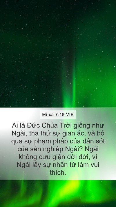 Mi-ca 7:18 VIE Bible Verse Image