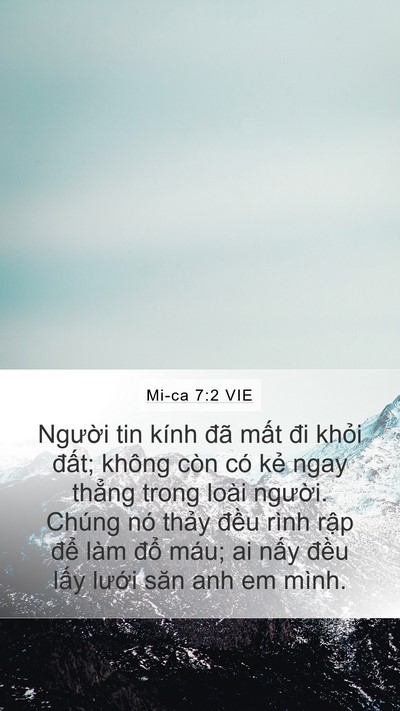 Mi-ca 7:2 VIE Bible Verse Image