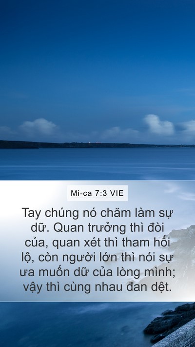 Mi-ca 7:3 VIE Bible Verse Image