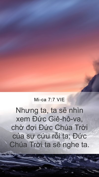 Mi-ca 7:7 VIE Bible Verse Image
