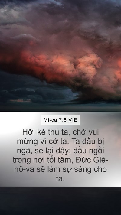 Mi-ca 7:8 VIE Bible Verse Image