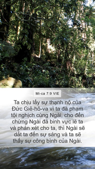 Mi-ca 7:9 VIE Bible Verse Image