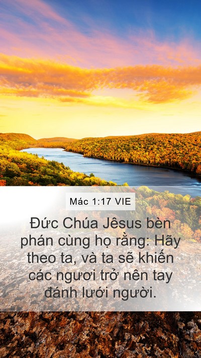 Mác 1:17 VIE Bible Verse Image