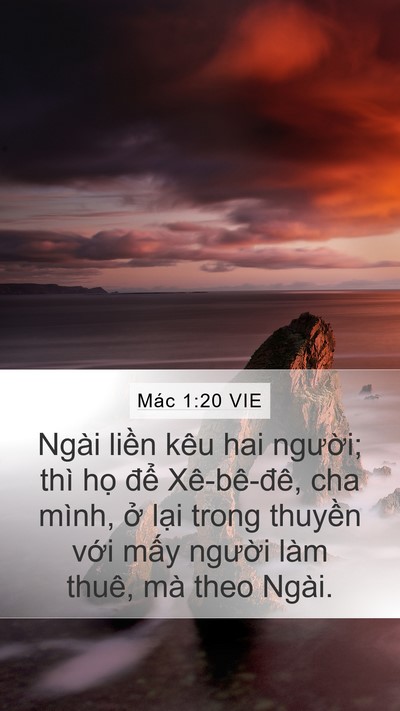 Mác 1:20 VIE Bible Verse Image