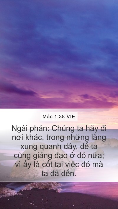 Mác 1:38 VIE Bible Verse Image
