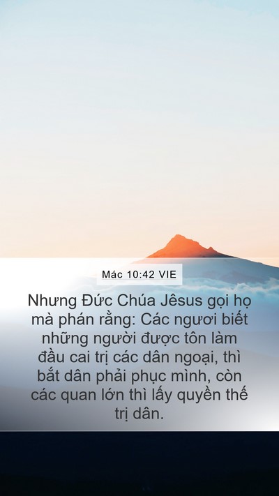 Mác 10:42 VIE Bible Verse Image