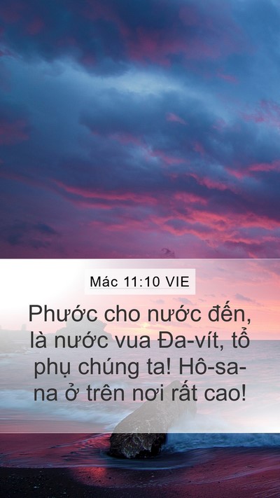 Mác 11:10 VIE Bible Verse Image