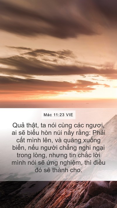 Mác 11:23 VIE Bible Verse Image