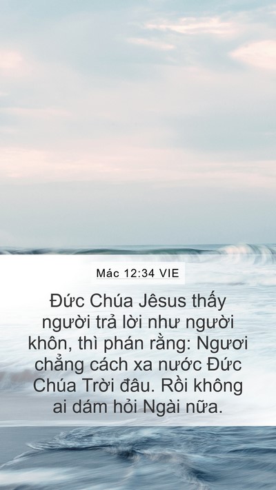Mác 12:34 VIE Bible Verse Image