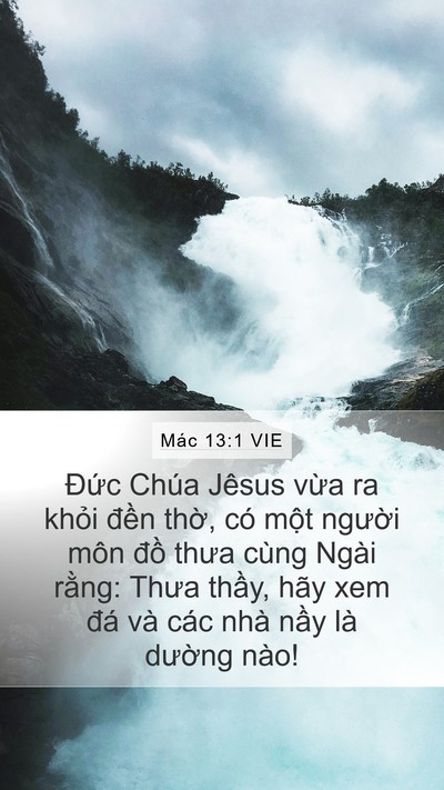 Mác 13:1 VIE Bible Verse Image