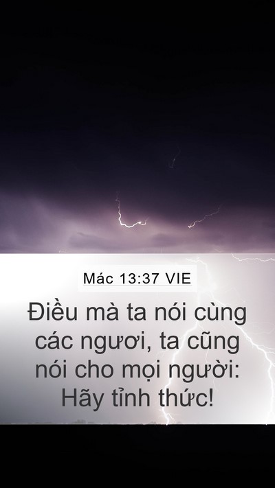 Mác 13:37 VIE Bible Verse Image