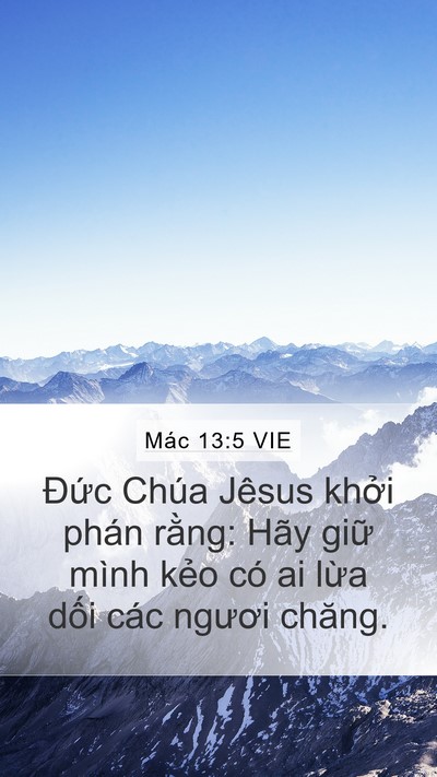 Mác 13:5 VIE Bible Verse Image