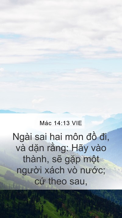 Mác 14:13 VIE Bible Verse Image